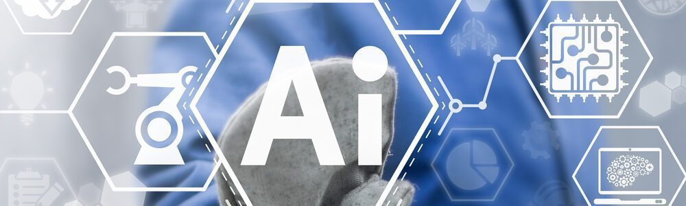 AI-driven content creation tools concept banner